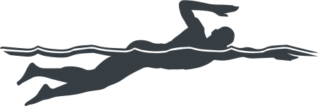 Пловец силуэт