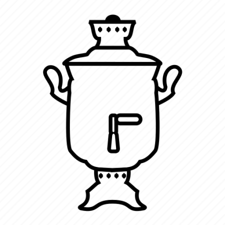 Самовар раскраска