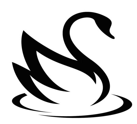 Лебедь эскиз