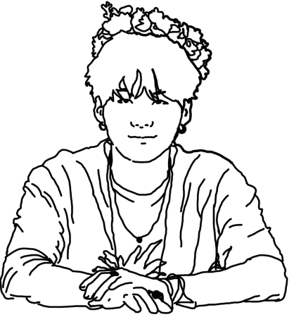 Раскраски BTS Чимин