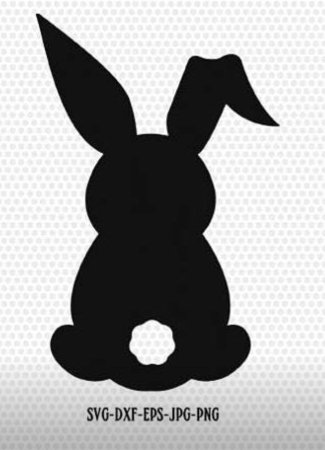 Силуэт зайца