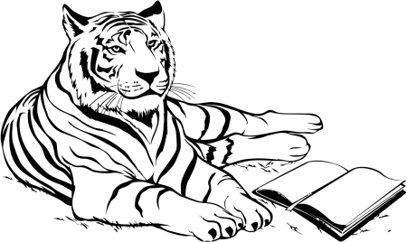 Тигр. Раскраска