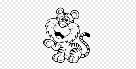 Тигренок рисунок