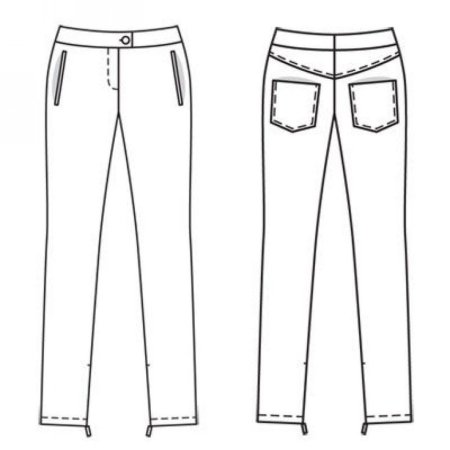 Брюки трафарет для детей