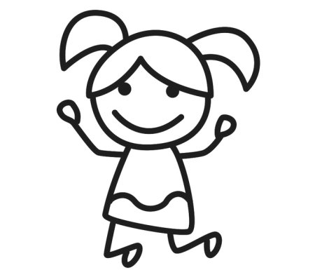 Раскраска танцовщица