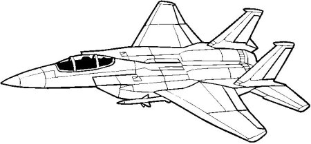 Военный истребитель рисунок
