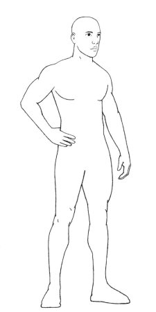 Очертание человека