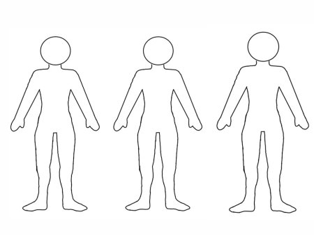 Трафарет человечка