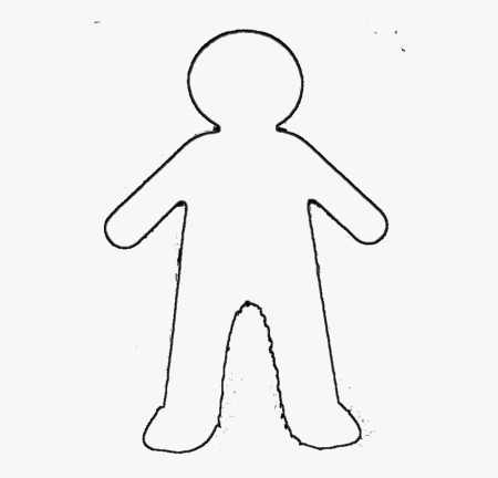 Человек раскраска для детей