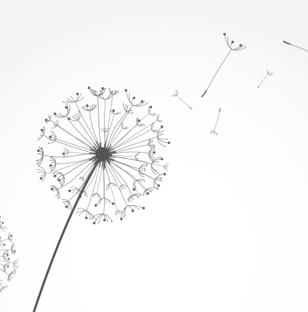 Стилизованный одуванчик