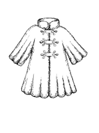 Раскраска шуба