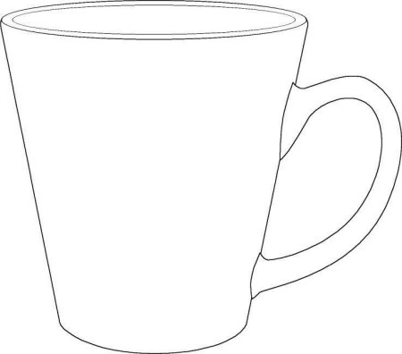 Кружка раскраска