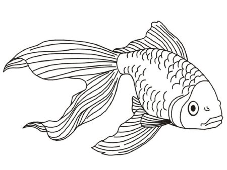Рыбка для раскрашивания