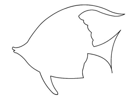 Трафарет "рыбки"