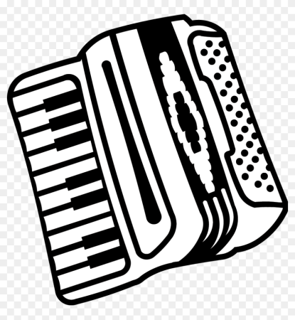 Аккордеон раскраска