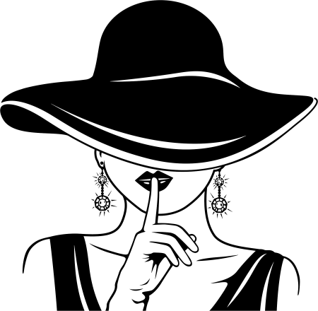 Девушка в шляпе рисунок