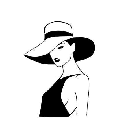 Шляпка силуэт