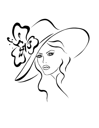 Женский образ очертаньем