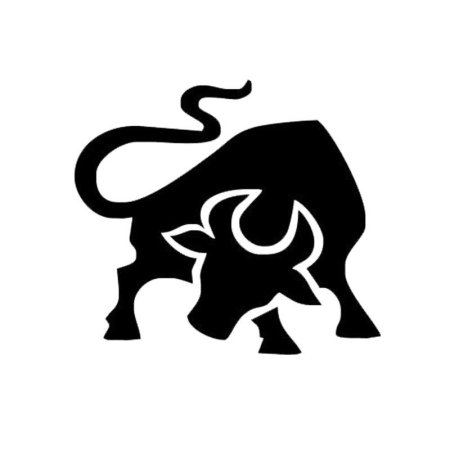 Силуэт быка