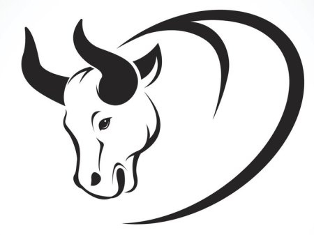 Трафарет быка