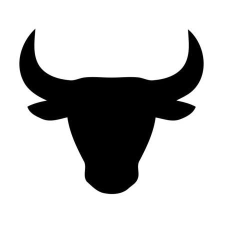 Голова быка контур