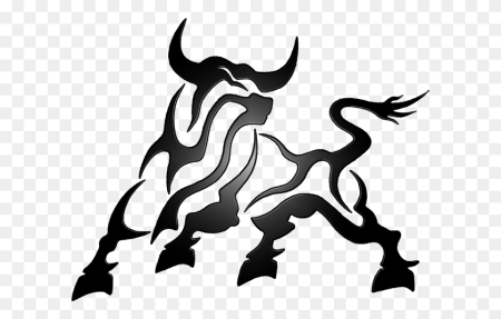 Трафарет быка