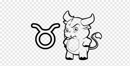 Телец раскраска для детей