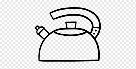 Чайник раскраска для малышей