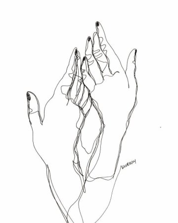 Руки одной линией