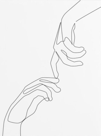 Руки одной линией