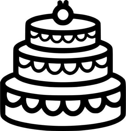 Тортик нарисованный