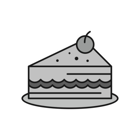 Торт вектор