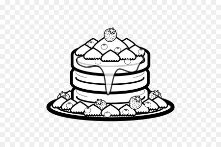 Торт графический рисунок