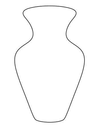 Шаблон вазы