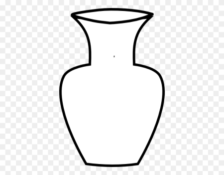 Ваза раскраска для детей