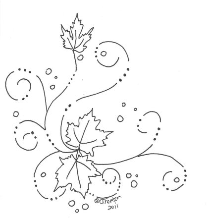 Контур для вышивания