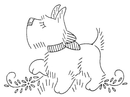 Контурные рисунки для вышивки