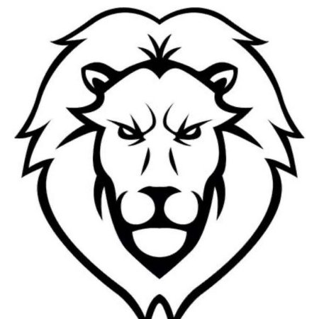 Голова Льва контур