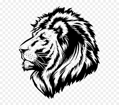 Голова Льва контур