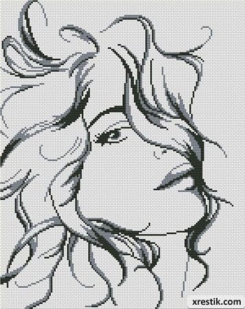 Контурная вышивка