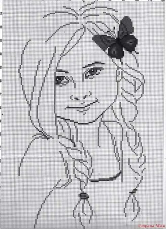 Силуэты для вышивания