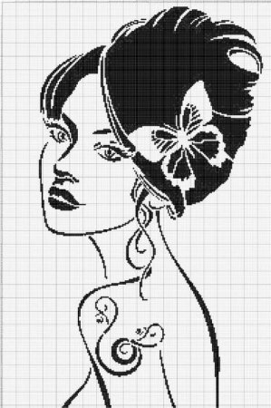 Силуэты для вышивания