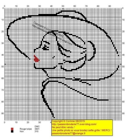 Контурная вышивка схемы