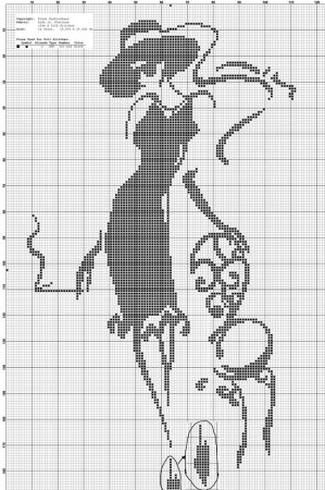 Монохромная вышивка лентами