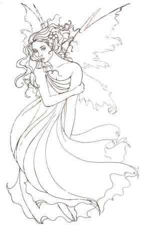 Нимфы феи раскраска