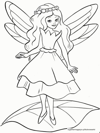 Раскраски для девочек Дюймовочка