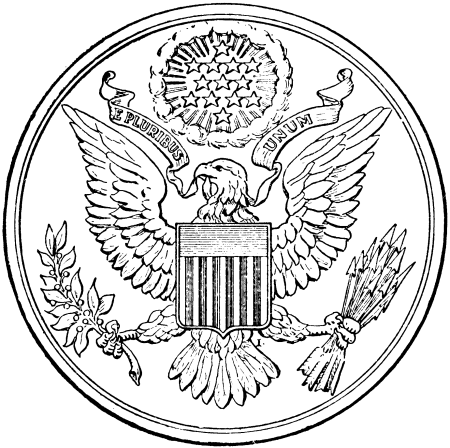 Герб России контур