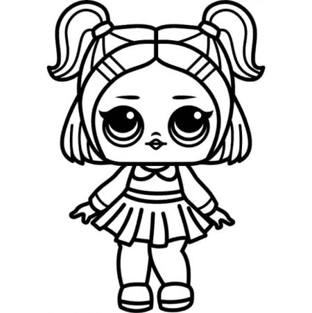 Кукла ЛОЛ для плоттера