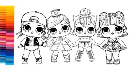 Раскраска ЛОЛ сюрпрайз