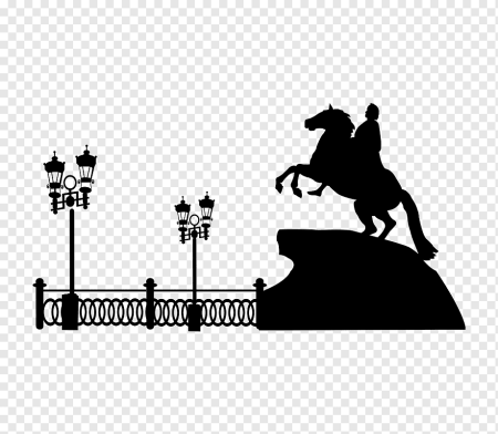 Разводные мосты в Санкт-Петербурге вектор